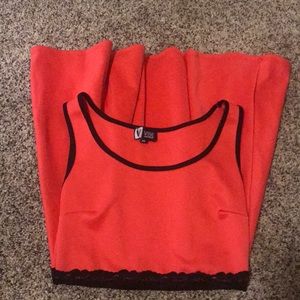 Pink and Black Dress